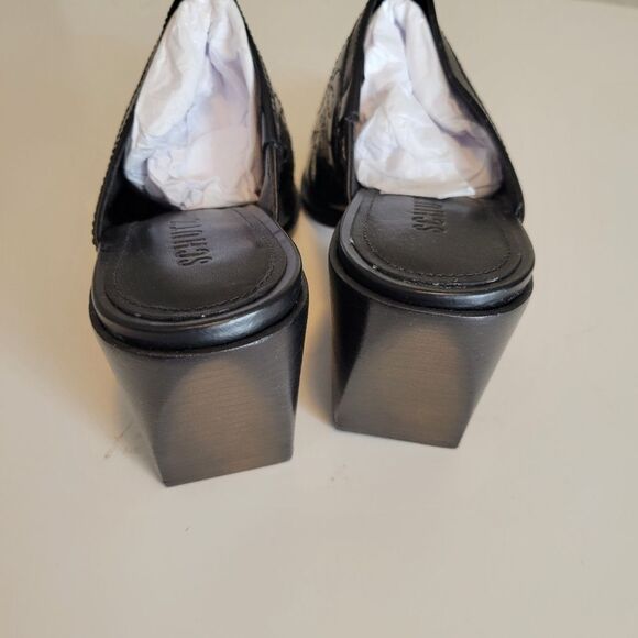 NEW SCHUTZ 10 ZARLY BRAZIL LEATHER SOLE MULES WESTERN SLIP ON BOOTIES NWT - Picture 4 of 12